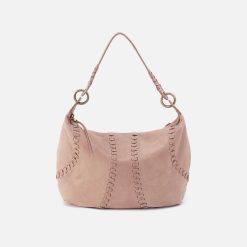 Opal Shoulder in Buffed Leather - Hazel