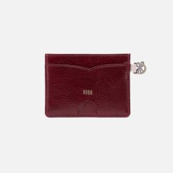 Alternative view of Charmed Card Case in Aniline Gloss Leather - Stone Gloss