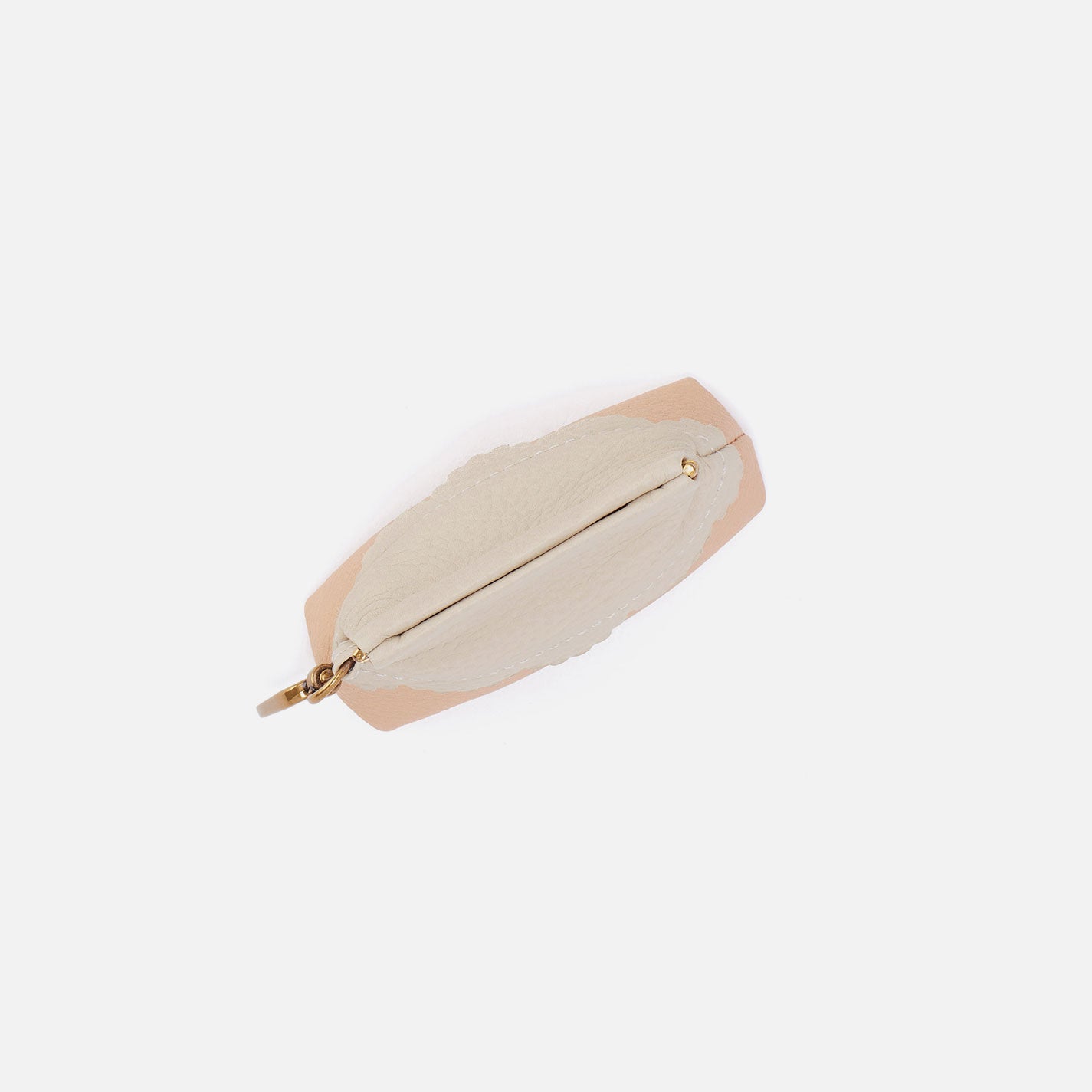 Tabby Earbud Case In Pebbled Leather - Birch - Image 3