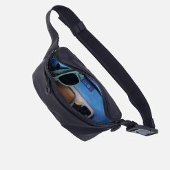 Alternative view of BE HOLD Belt Bag in CaRefiber recycled nylon - Jet
