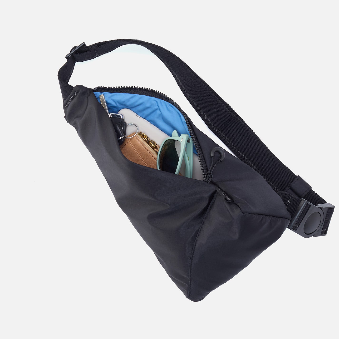 SURE THING Sling in CaRefiber recycled nylon - Jet - Image 2