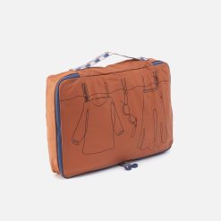 Alternative view of SET TO GO Packing Cube Large in CaRefiber recycled nylon - Dune
