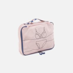 Alternative view of SET TO GO Packing Cube Medium in CaRefiber recycled nylon - Lotus