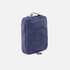 Alternative view of SET TO GO Shoe Packing Cube in CaRefiber recycled nylon - Ocean