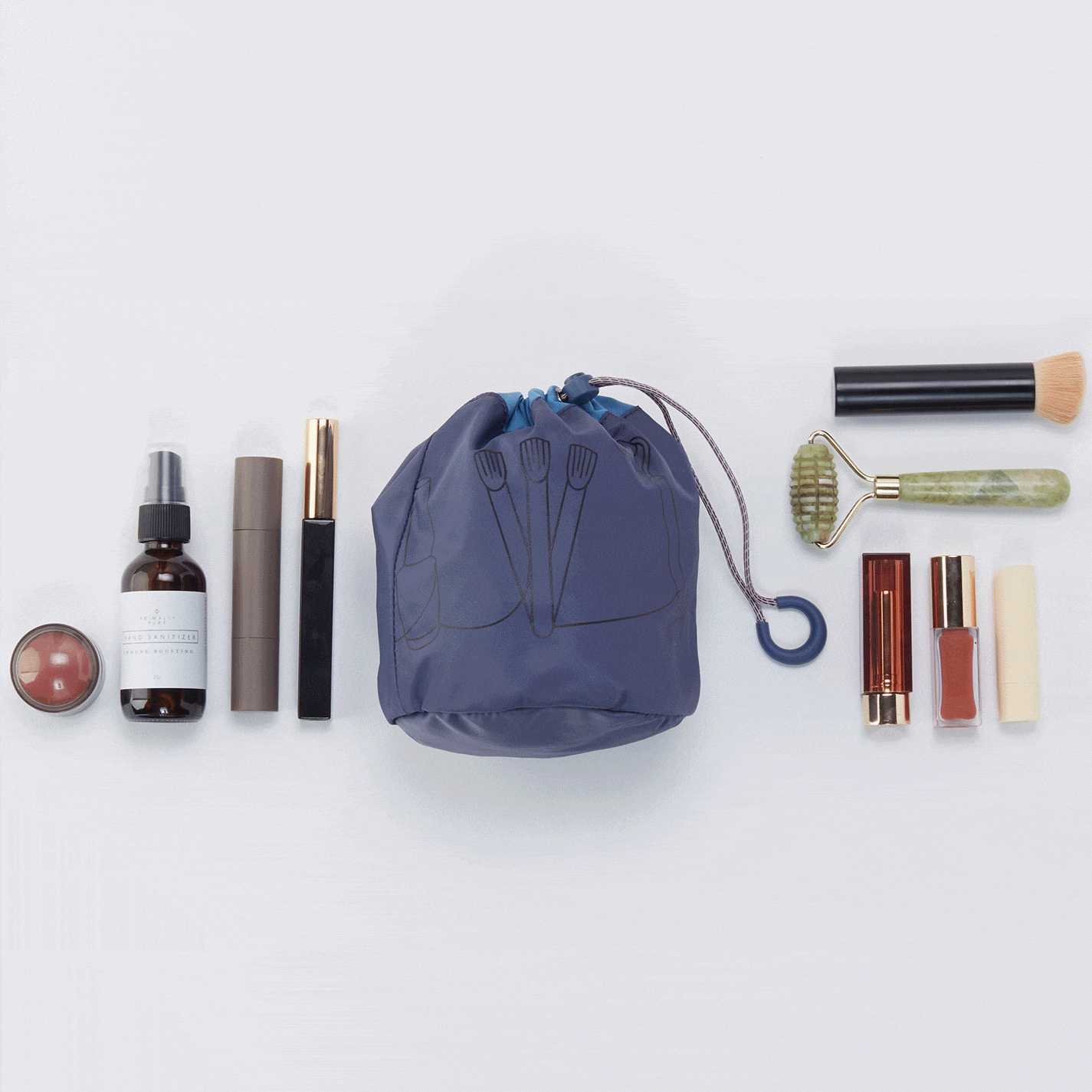 QUICK DRAW Pack Sack Small in CaRefiber recycled nylon - Ocean - Image 5