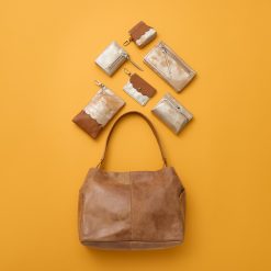 Alternative view of Robin Compact Wallet In Metallic Leather - Saddle Stardust