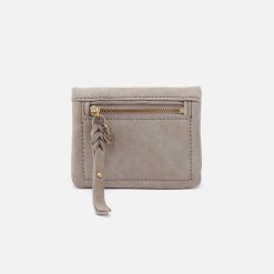 Lumen Mini Wallet in Nubuck Leather - Golden Granite