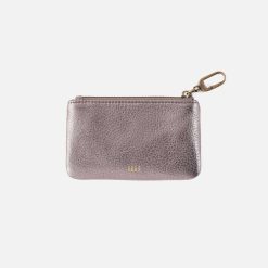 Alternative view of Sentiment Pouch in Metallic Leather - Pewter Spur