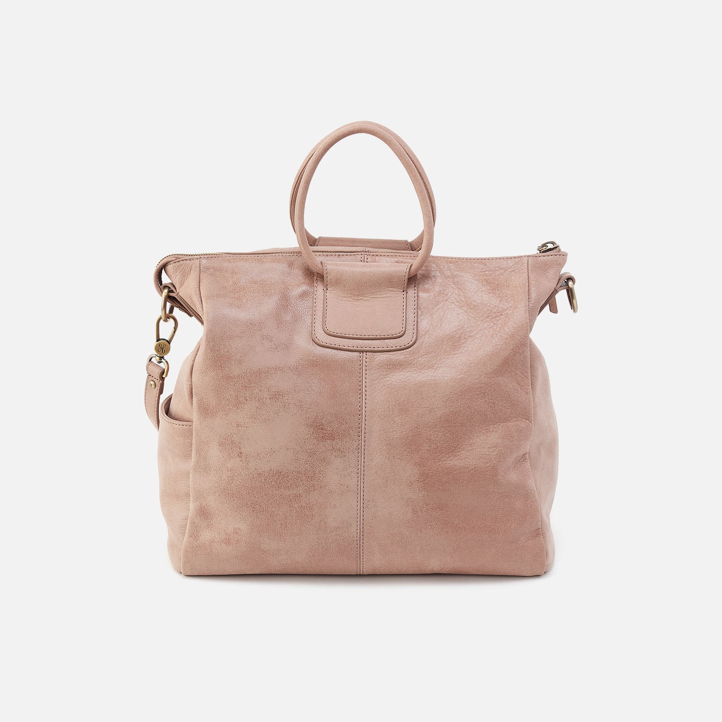Sheila Large Satchel In Buffed Leather - Hazel - Image 4