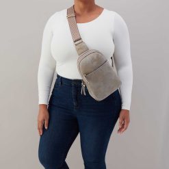 Alternative view of Cass Sling in Nubuck Leather - Golden Granite