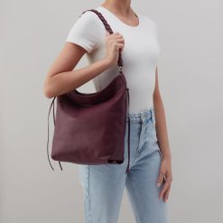 Alternative view of Lindley Hobo In Smooth Leather - Cordovan