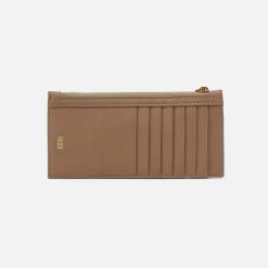 Alternative view of Carte Card Case in Pebbled Leather - Cedar Sagebrush