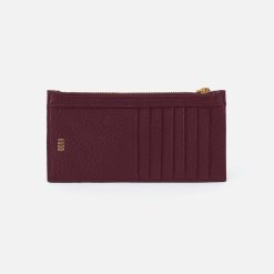 Alternative view of Carte Card Case in Pebbled Leather - Mulberry Glaze