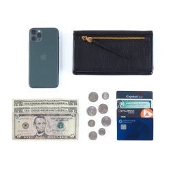 Alternative view of Lumen Continental Wallet In Pebbled Leather - Sandstorm