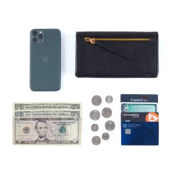Alternative view of Lumen Continental Wallet in Pebbled Leather - Taupe
