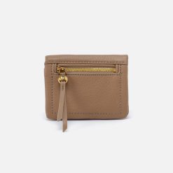 Lumen Mini Wallet in Pebbled Leather - Cedar Sagebrush