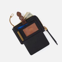 Alternative view of Tabby Zip Medium Wallet In Pebbled Leather - Black
