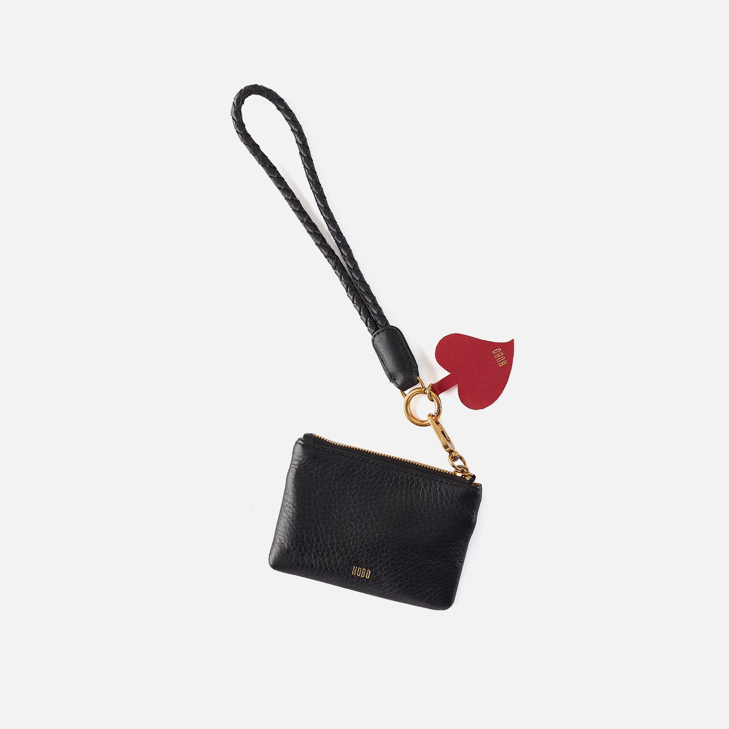 Lasso Phone Wristlet in Pebbled Leather - Black - Image 3