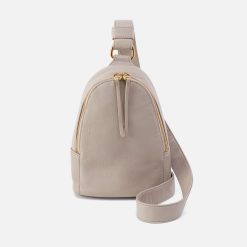 Fern Sling in Pebbled Leather - Taupe