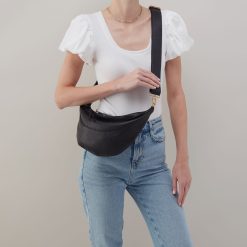 Alternative view of Carmen Sling In Pebbled Leather - Black