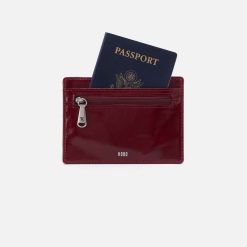 Alternative view of Euro Slide Card Case in Polished Leather - Saddleberry