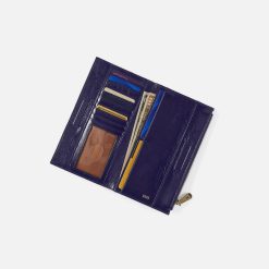 Alternative view of Jill Large Bifold Wallet in Polished Leather - Winter Violet