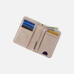 Alternative view of Jill Bifold Wallet in Aniline Gloss Leather - Stone Gloss