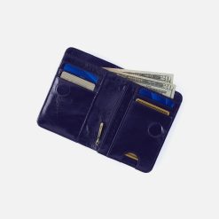 Alternative view of Jill Bifold Wallet in Polished Leather - Winter Violet