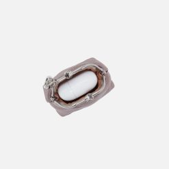 Alternative view of Run Frame Pouch in Metallic Leather - Pewter Spur